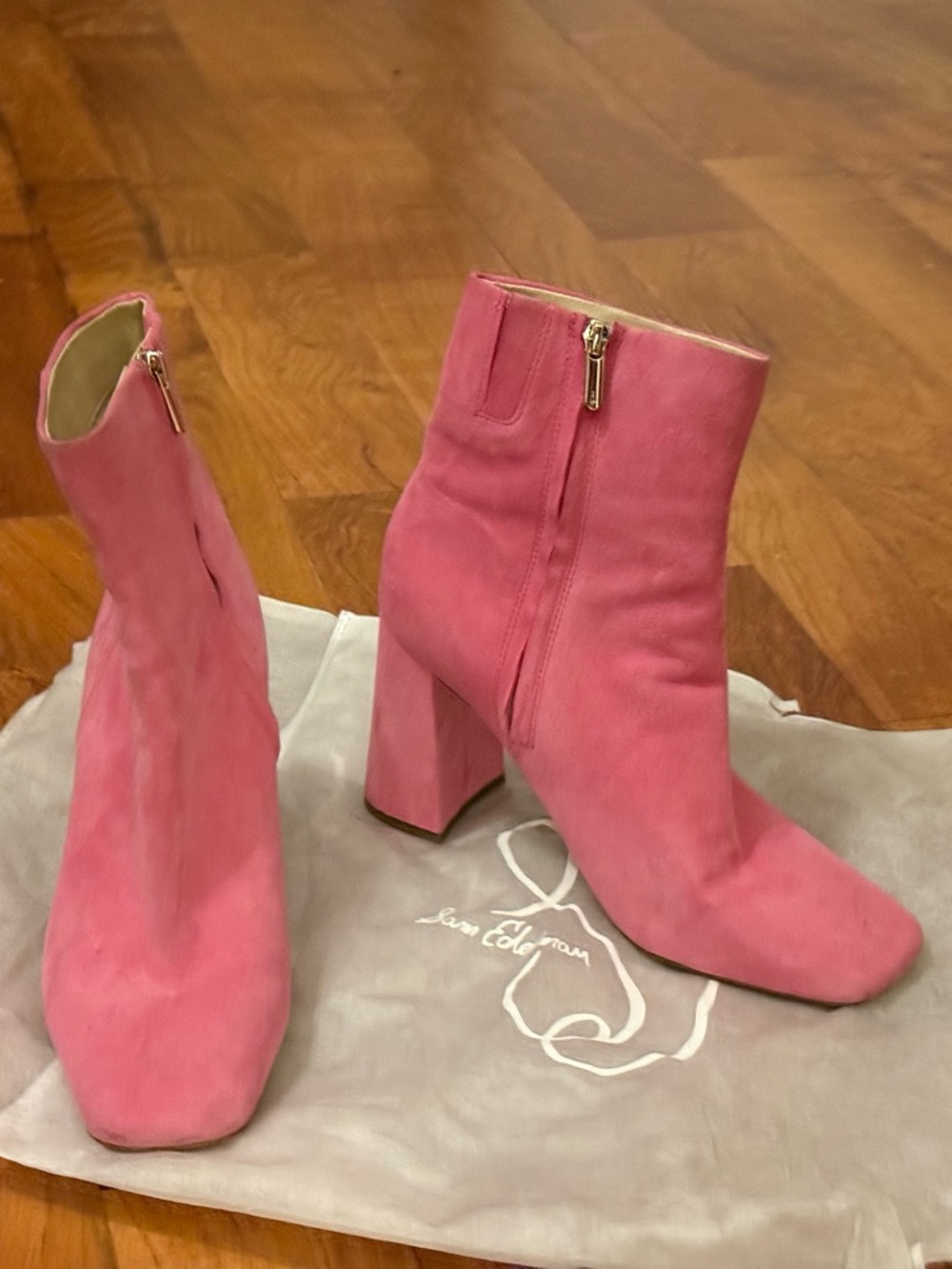 Pink Suede Ankle Bootie Codie Sam Edelman 10w